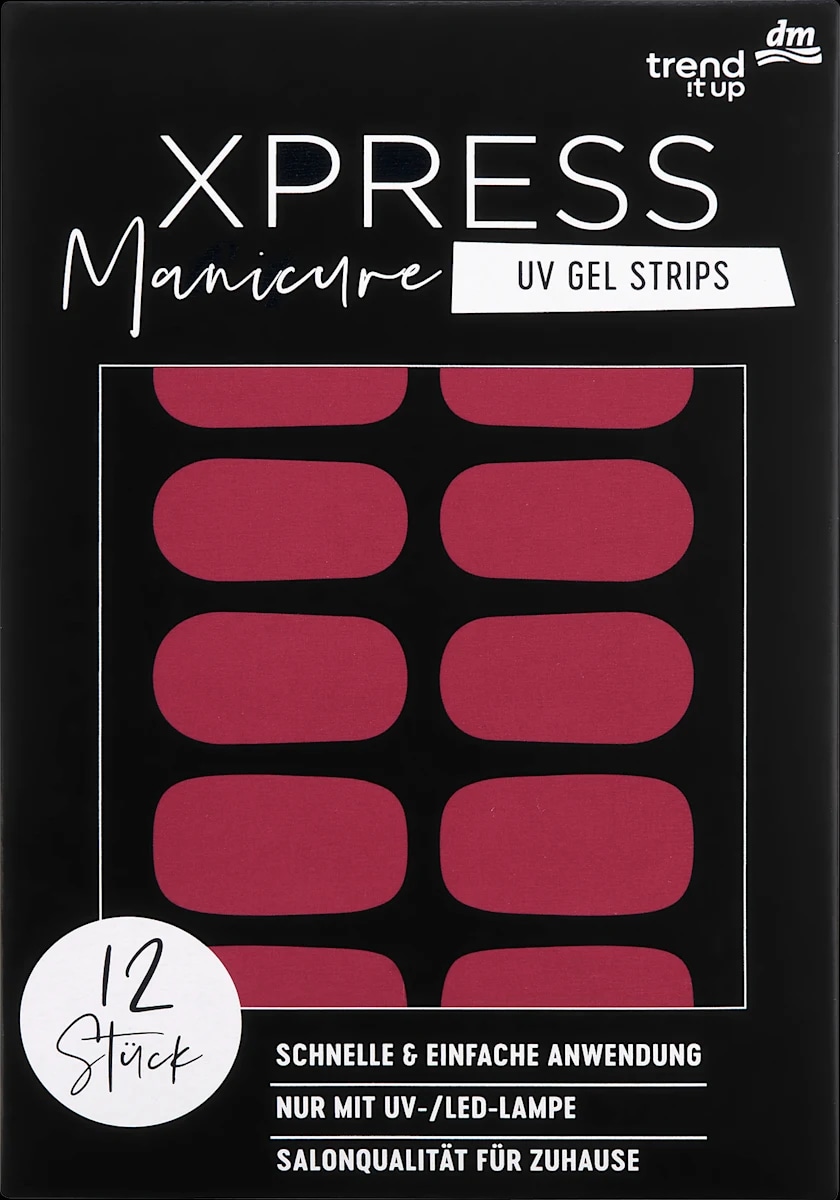 trend !t up Xpress Manicure UV folija za nokte 24 kom - Akcija u trgovini Dm