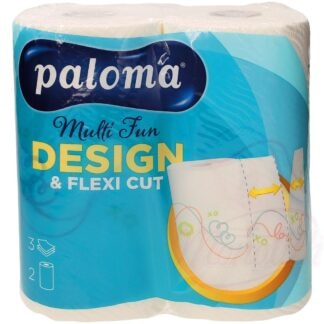 Paloma design papirnati ručnici 2 role - Akcija u trgovini Bakmaz