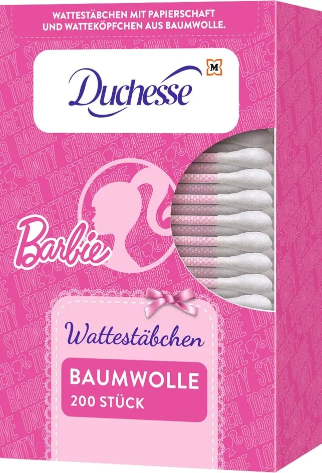 Duchesse štapići za uši Barbie 200 kom - Akcija u trgovini Mueller