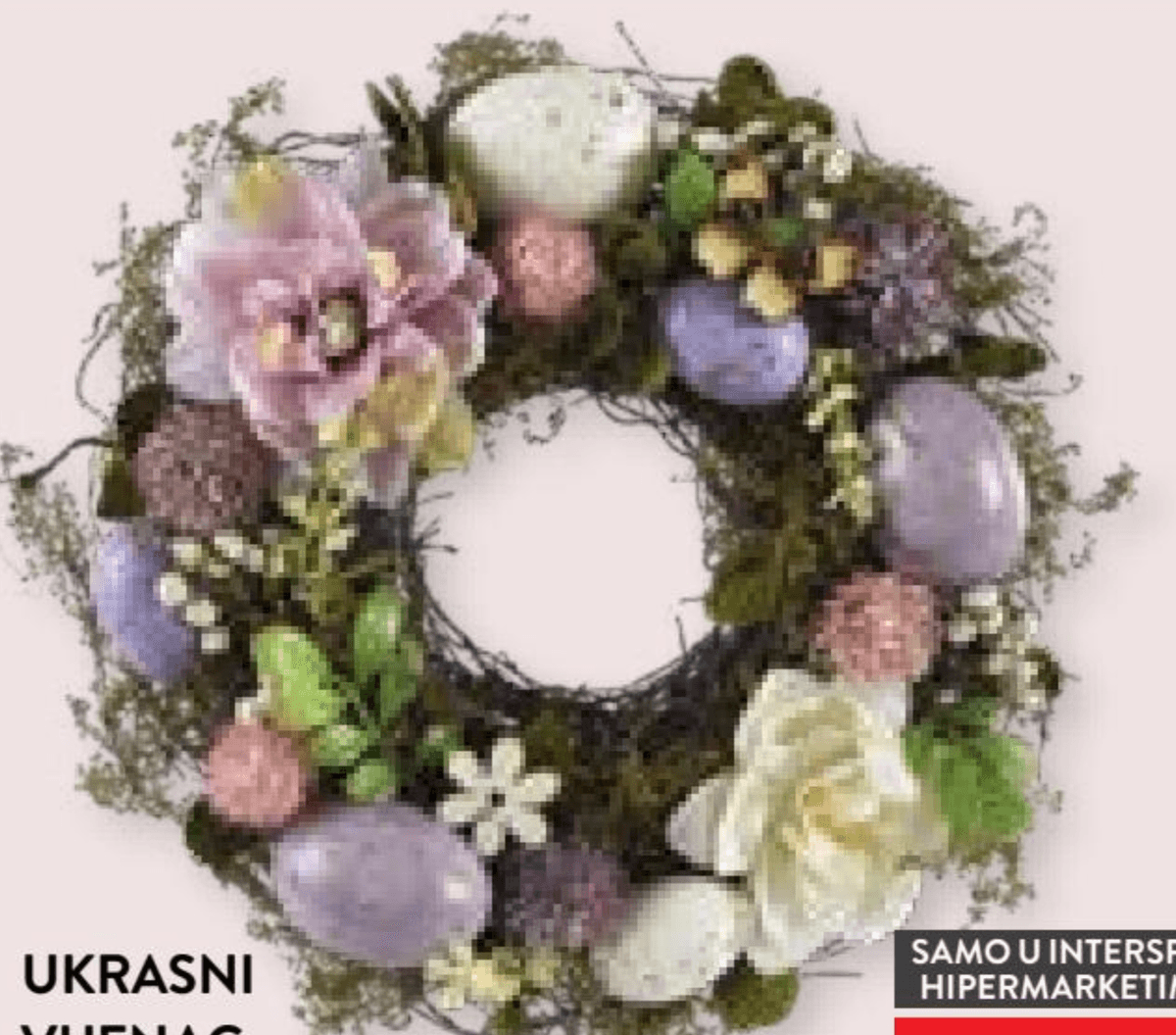 Ukrasni vijenac 1 kom - Akcija u trgovini Spar