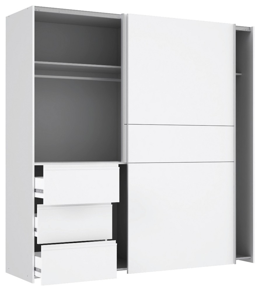 Carryhome Ormar s kliznim vratima Opera 272x224x61 cm - Akcija u trgovini Lesnina