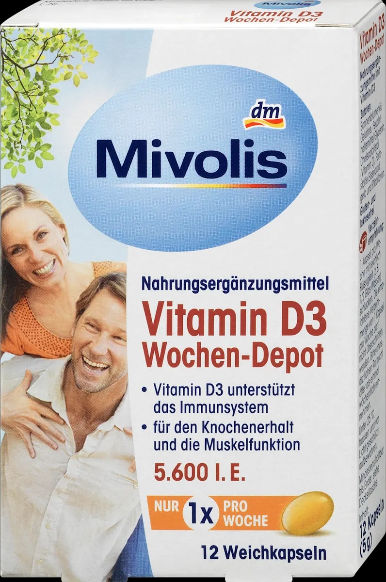 Mivolis vitamin D3 5600 IJ 12 kom. - Akcija u trgovini Dm