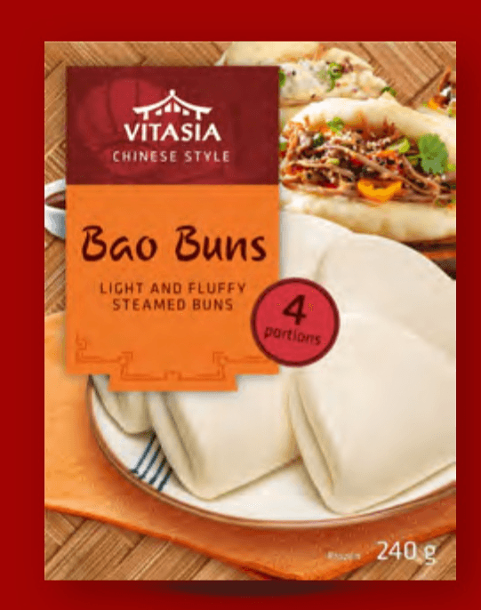 Vitasia Bao buns peciva 4 x 60 g Akcija u trgovini Lidl