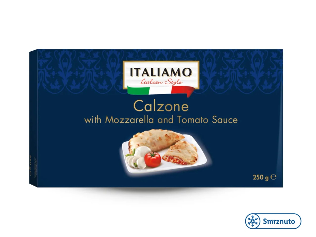 Calzone s rajčicom i mozzarellom 250 g Italiamo - Akcija u trgovini Lidl