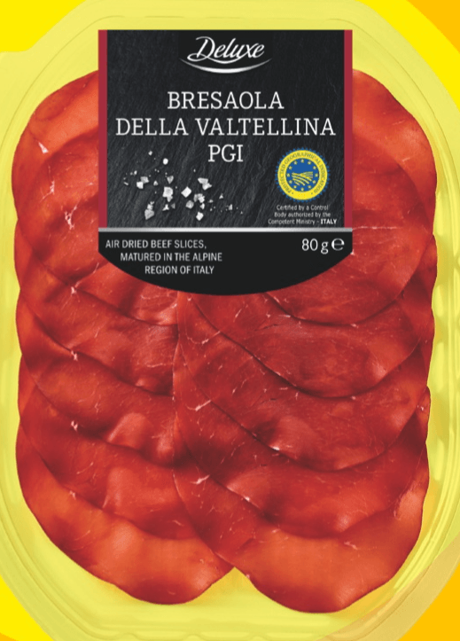 Bresaola della Valtellina 80 g Deluxe - Akcija u trgovini Lidl