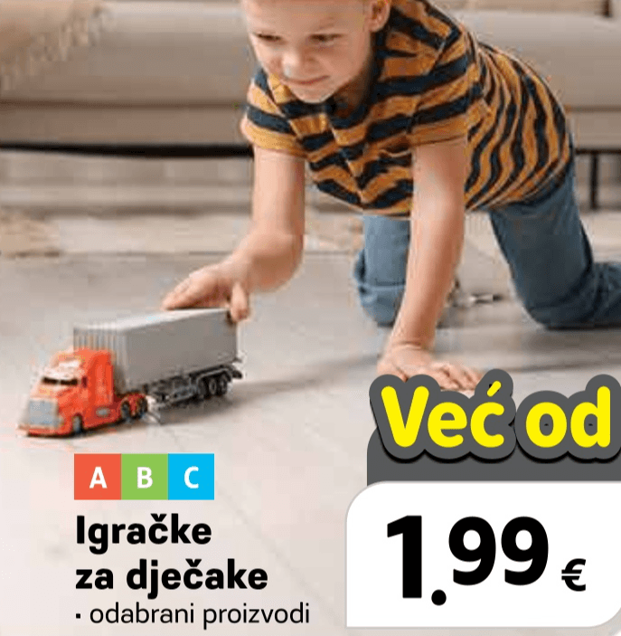 Igračke za dječake - Akcija u trgovini Plodine