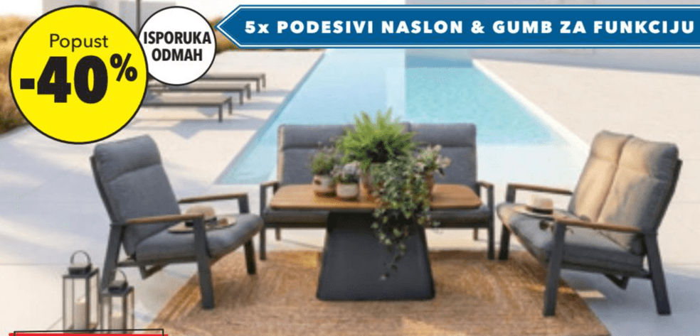 Set PALACIO 4 komada Akcija u trgovini Harvey Norman