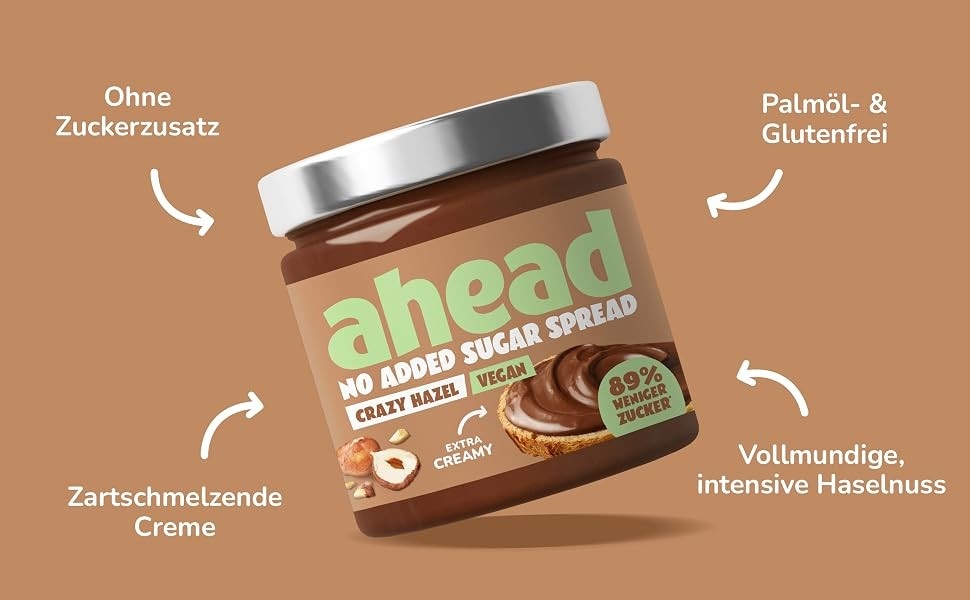 AHEAD Crazy Hazel Nougat Cream 200 g - Akcija u trgovini Mueller