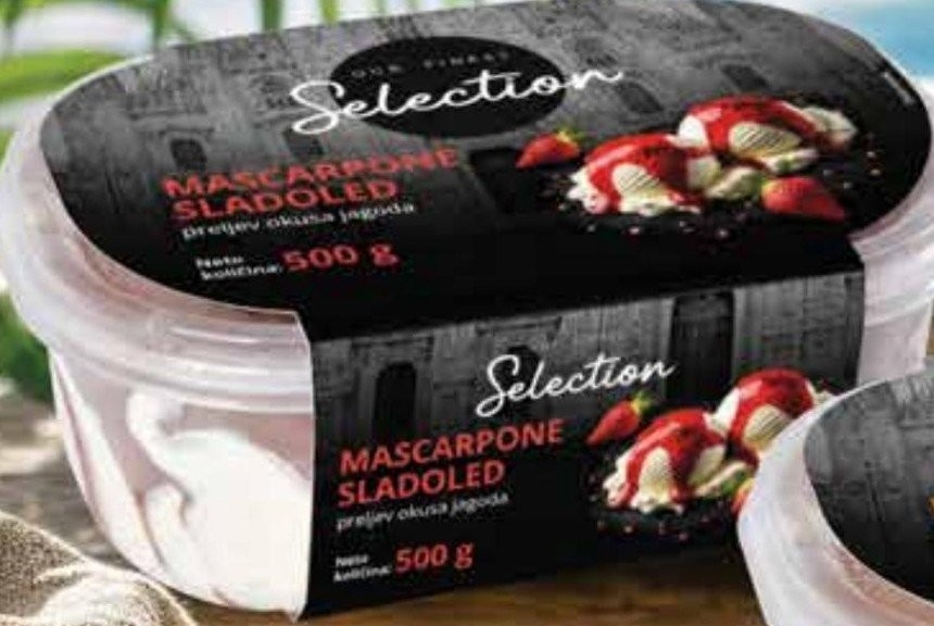 Selection sladoled mascarpone 1 l Akcija u trgovini Plodine