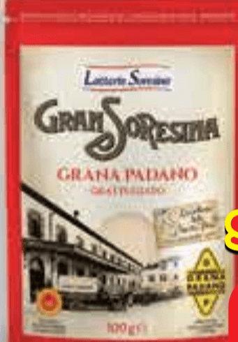Latteria Soresina Sir grana padano 100 g - Akcija u trgovini Plodine