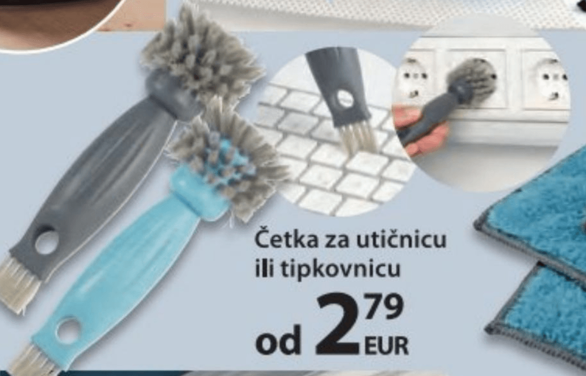 Četka za utičnicu ili tipkovnicu - Akcija u trgovini NKD
