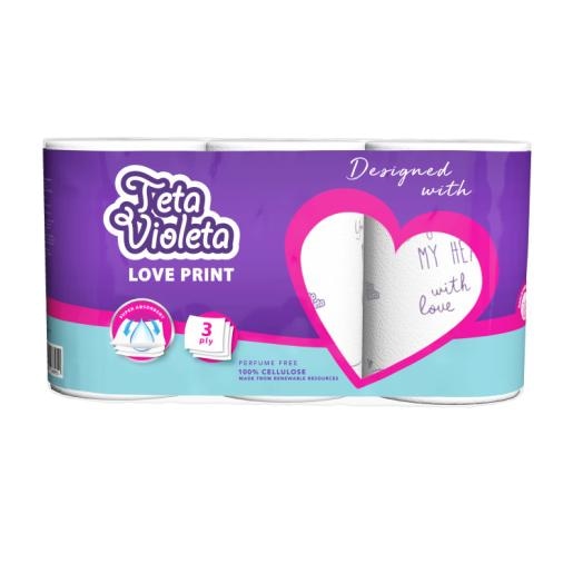 TETA VIOLETA Kuhinjski ručnik 3 role - Akcija u trgovini Ultra