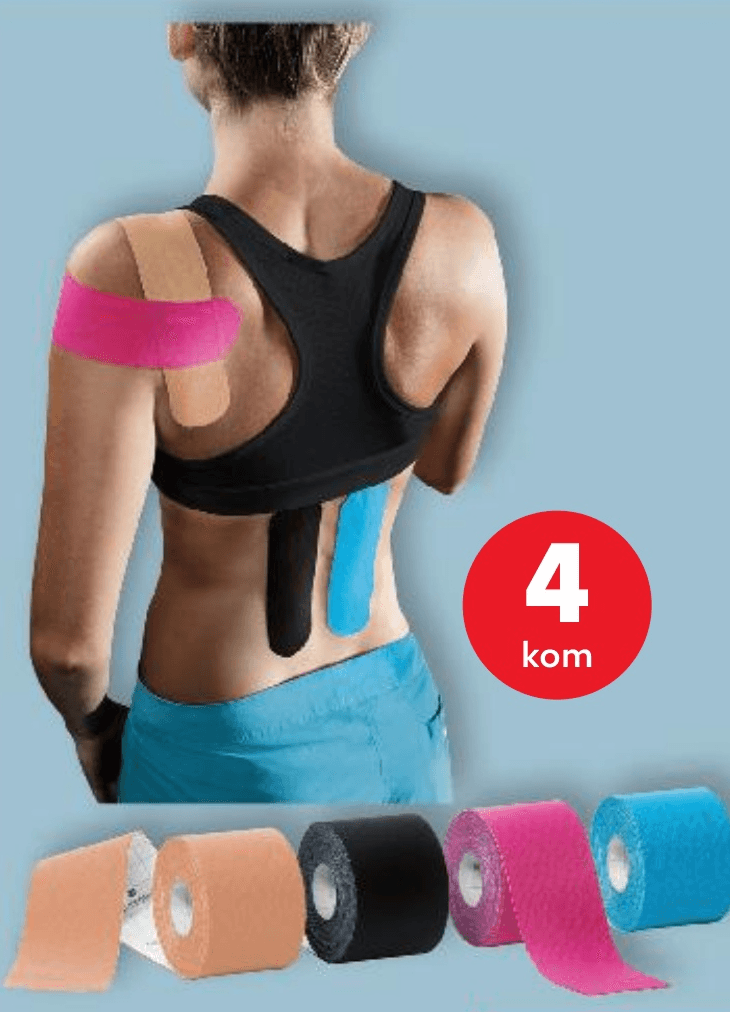 Kineziološke trake 4 kom - Akcija u trgovini Kaufland