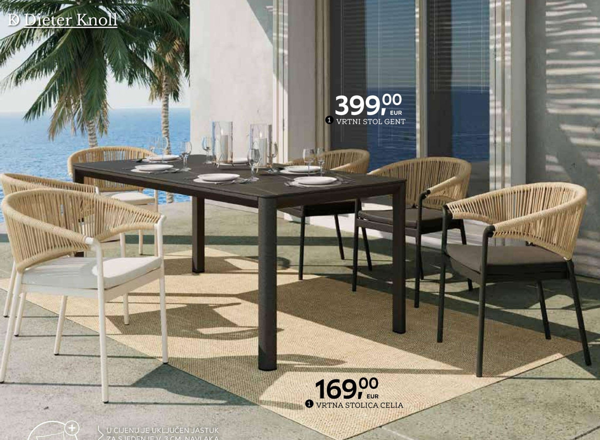 Vrtni stol Gent Dieter Knoll - Akcija u trgovini Lesnina