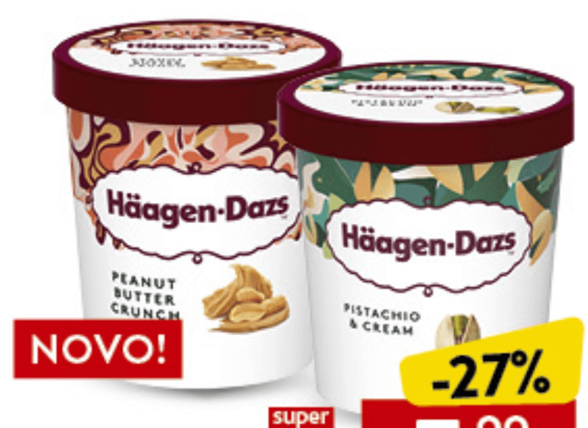 Häagen-Dazs Sladoled 420g-460g - Akcija u trgovini Konzum
