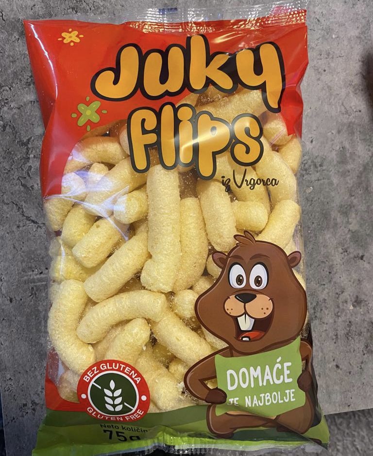 Juky Kukuruzni flips 75 g - Akcija u trgovini Ribola