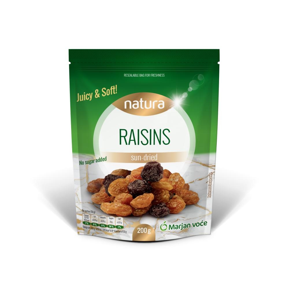 Sušena grožđica Natura 200 g - Akcija u trgovini KTC