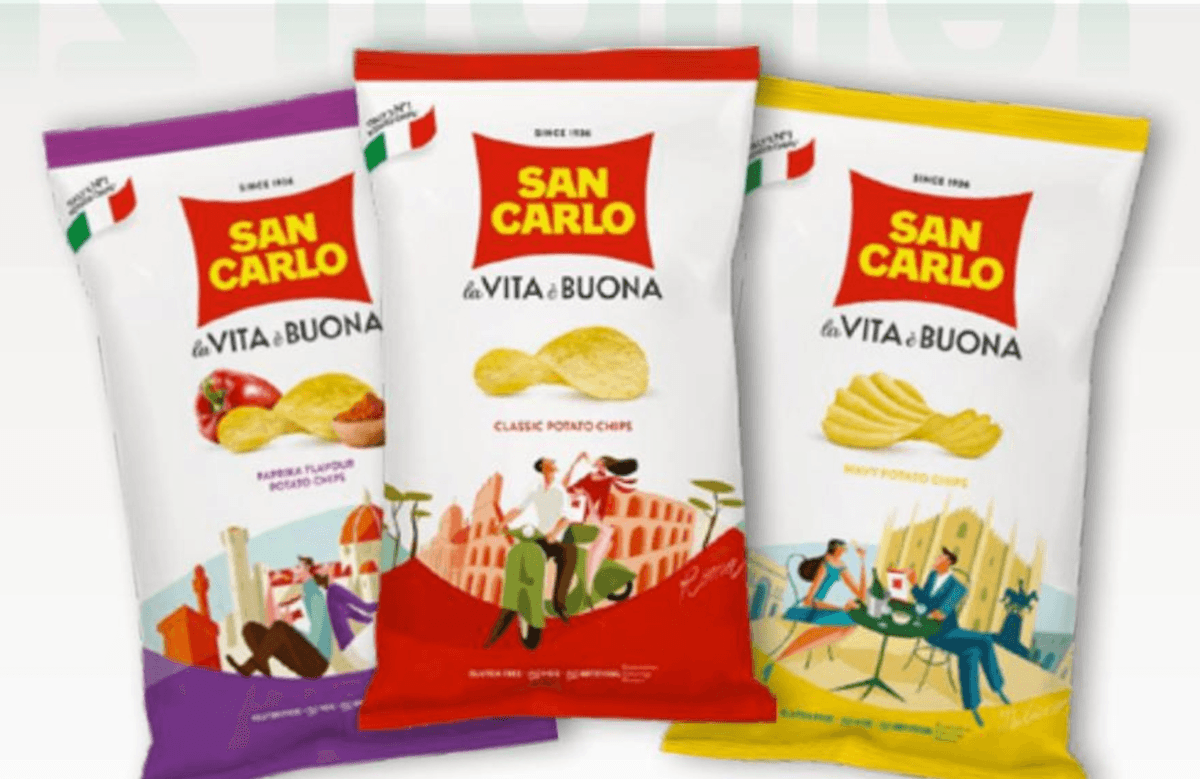 San Carlo čips od 150 g do 180 g - Akcija u trgovini Spar