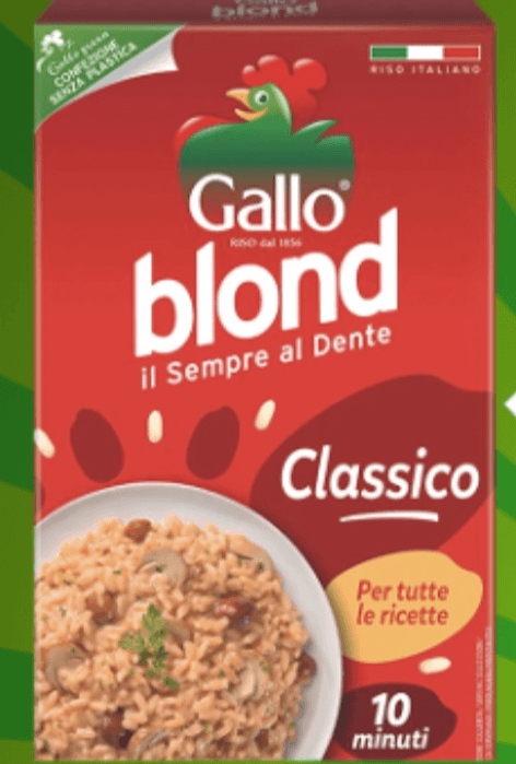 Gallo Riža Blond Classico 1kg - Akcija u trgovini Žabac