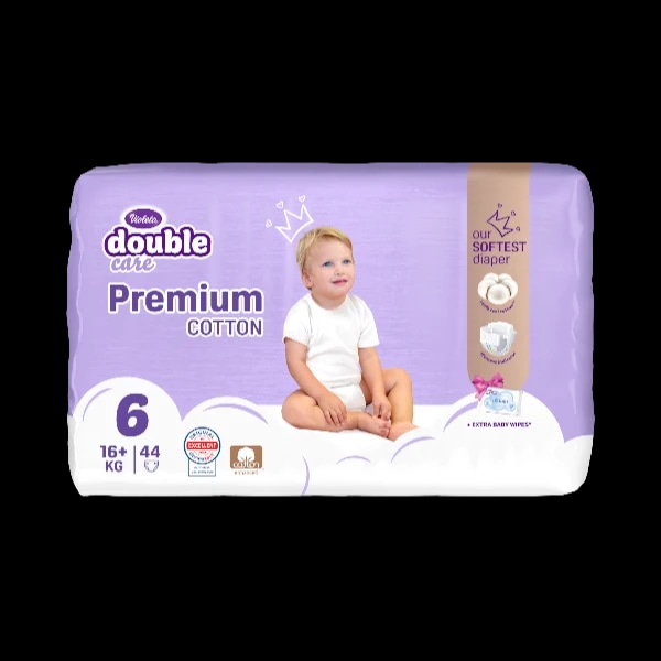 Double care, Violeta Dječje pelene 44-64 kom - Akcija u trgovini Tommy