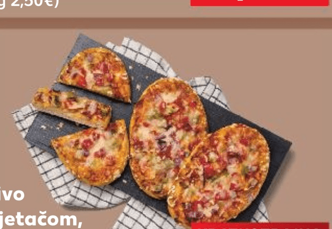 Pecivo s cvjetačom, paprikom i lukom 105 g - Akcija u trgovini Kaufland