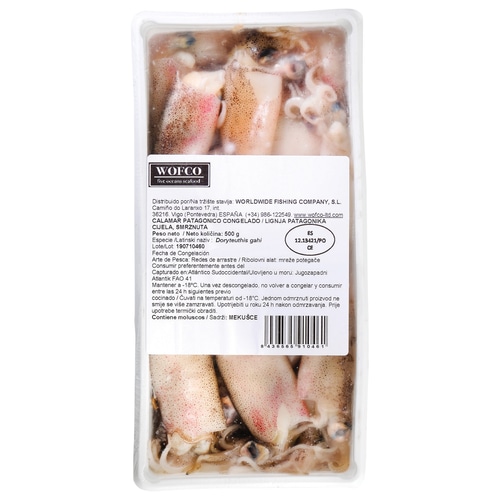 Wofco Lignja patagonica cijela 500g - Akcija u trgovini Konzum