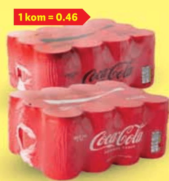 COCA-COLA Gazirano piće 12 x 0.15 l - Akcija u trgovini Lidl