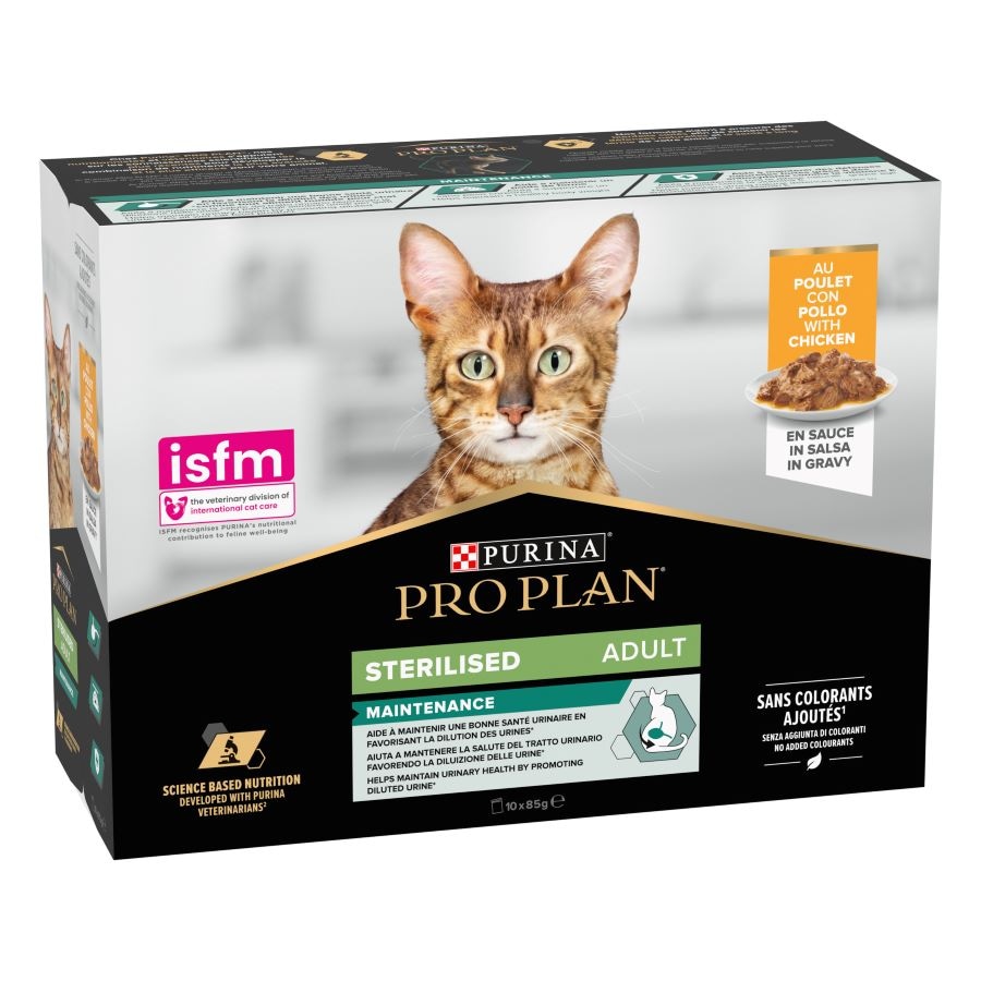 Pro Plan Sterilized Maintenance 10x85g - Akcija u trgovini Pet Centar