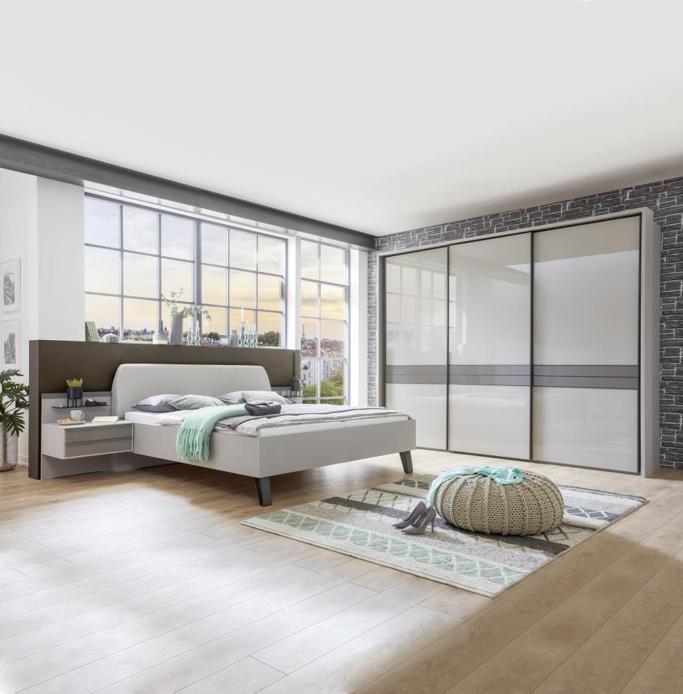 Dieter Knoll Set krevet i noćni ormarić Monza 180x200 cm - Akcija u trgovini Lesnina