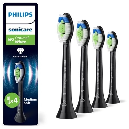 Philips Sonicare električna četkica za zube 2100 crna ili zamjenske glave za električnu četkicu za zube crne ili bijele 4 kom Akcija u trgovini Mueller