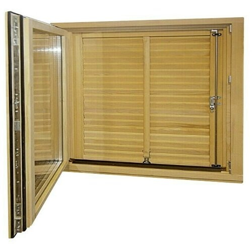Drveni prozor s griljom 60 x 60 cm - Akcija u trgovini Bauhaus