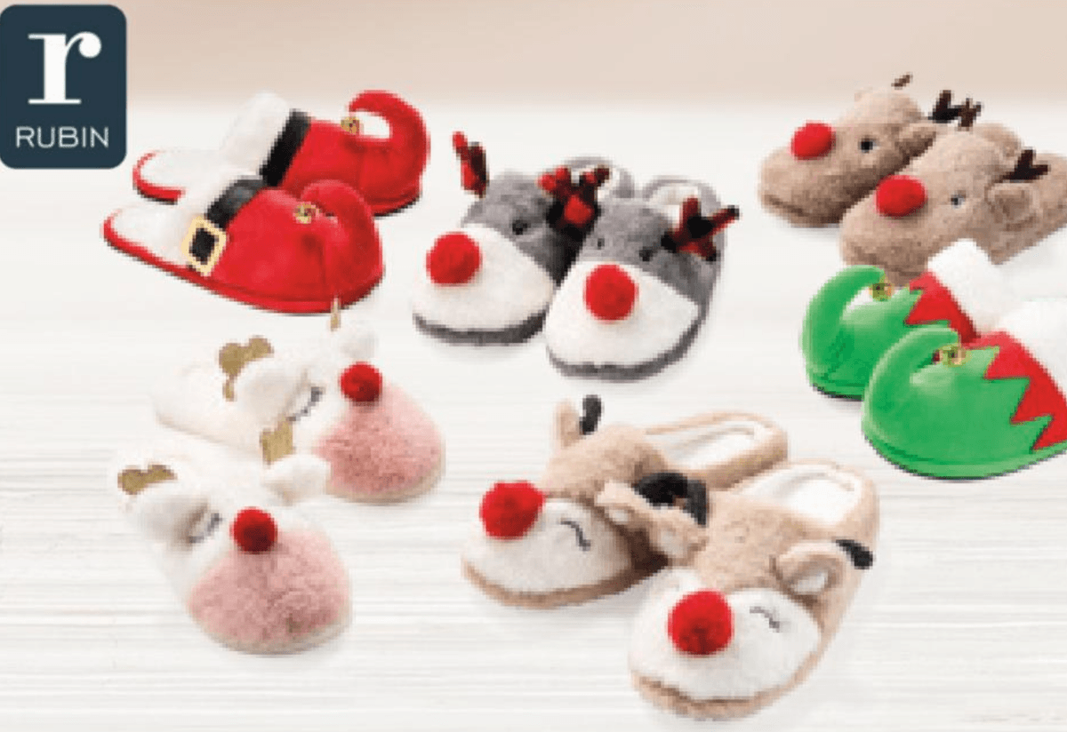Božićne papuče 1 par RUBIN - Akcija u trgovini Interspar