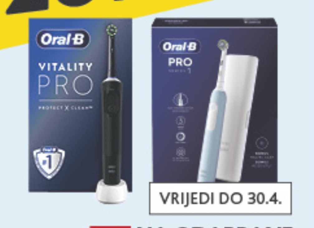 Odabrani Oral B proizvodi Oral-B - Akcija u trgovini Konzum