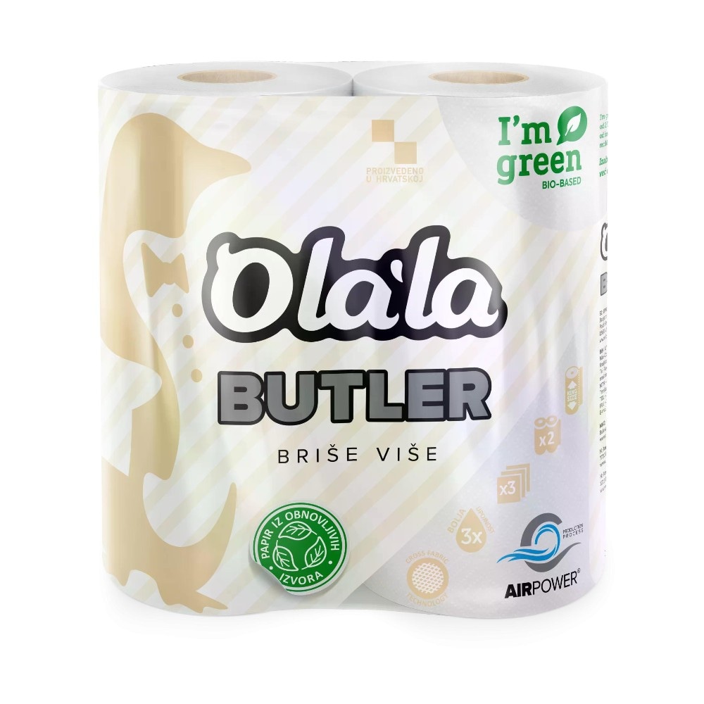 Papirnati ručnici Ola'la Butler 2 kom/pak - Akcija u trgovini KTC