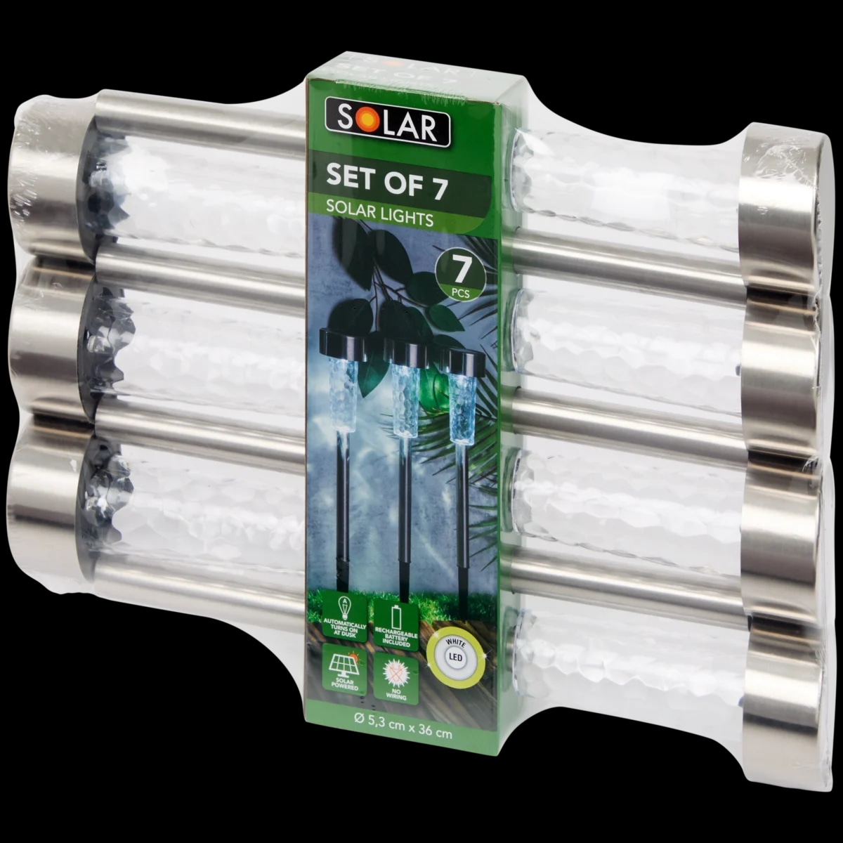 Solar Solarni vrtni stupići 7 komada - Akcija u trgovini Action