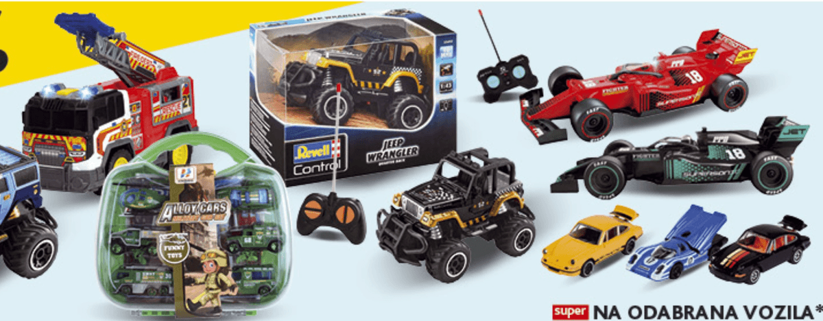 Odabrana vozila - Akcija u trgovini Konzum