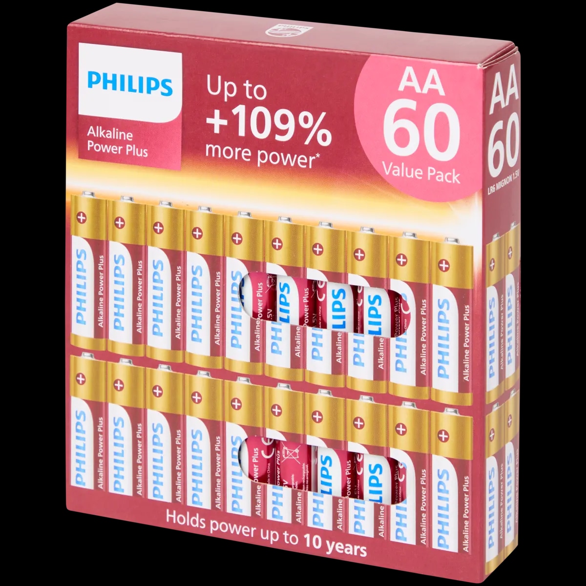 Philips baterije Alkaline Power Plus 60 komada - Akcija u trgovini Action