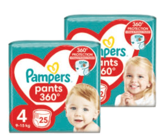 Pampers Dječje pelene 19 kom - 25 kom - Akcija u trgovini Tommy