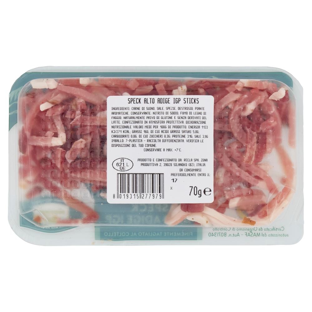 Speck Alto Adige 70 g RECLA - Akcija u trgovini Plodine
