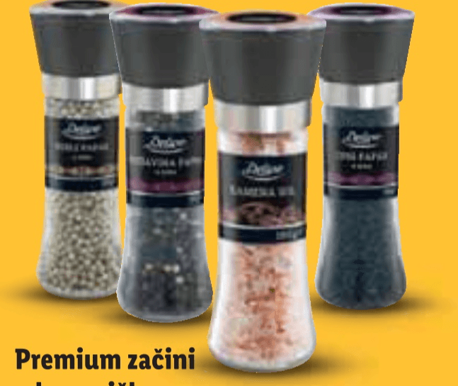 Premium začini u keramičkom mlincu 85 g - 180 g Deluxe - Akcija u trgovini Lidl