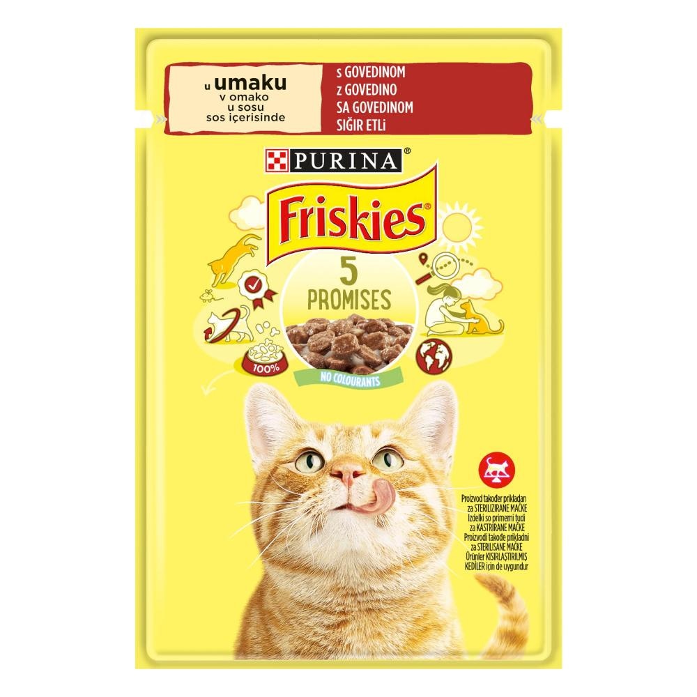 Friskies mokra hrana za odrasle mačke 85 g - Akcija u trgovini Zoo City