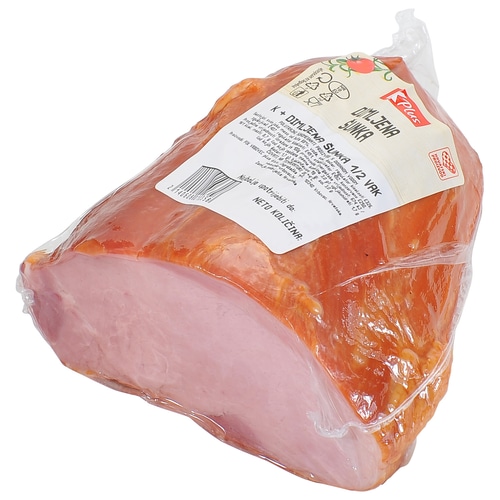 K Plus Dimljena šunka 1/2, 1kg - Akcija u trgovini Konzum