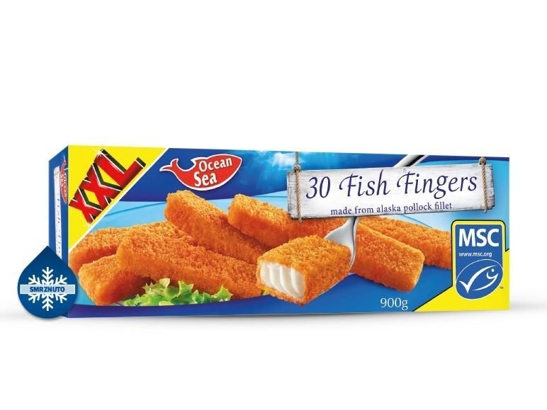 Ocean Sea Panirani riblji štapići 900 g - Akcija u trgovini Lidl