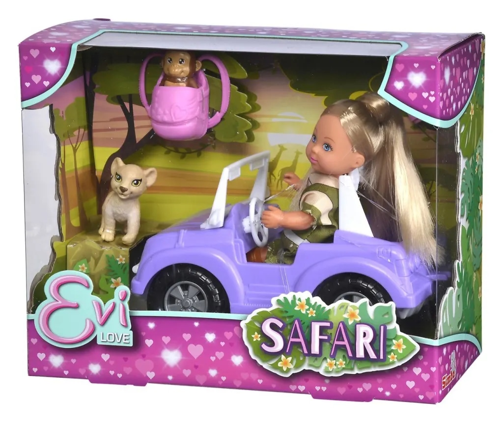Evi lutka i safari vozilo kom Evi Love - Akcija u trgovini Konzum