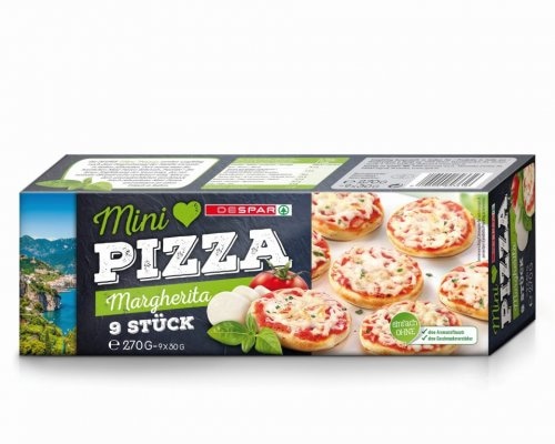 Pizza mini DESPAR 9 x 30 g - Akcija u trgovini Interspar