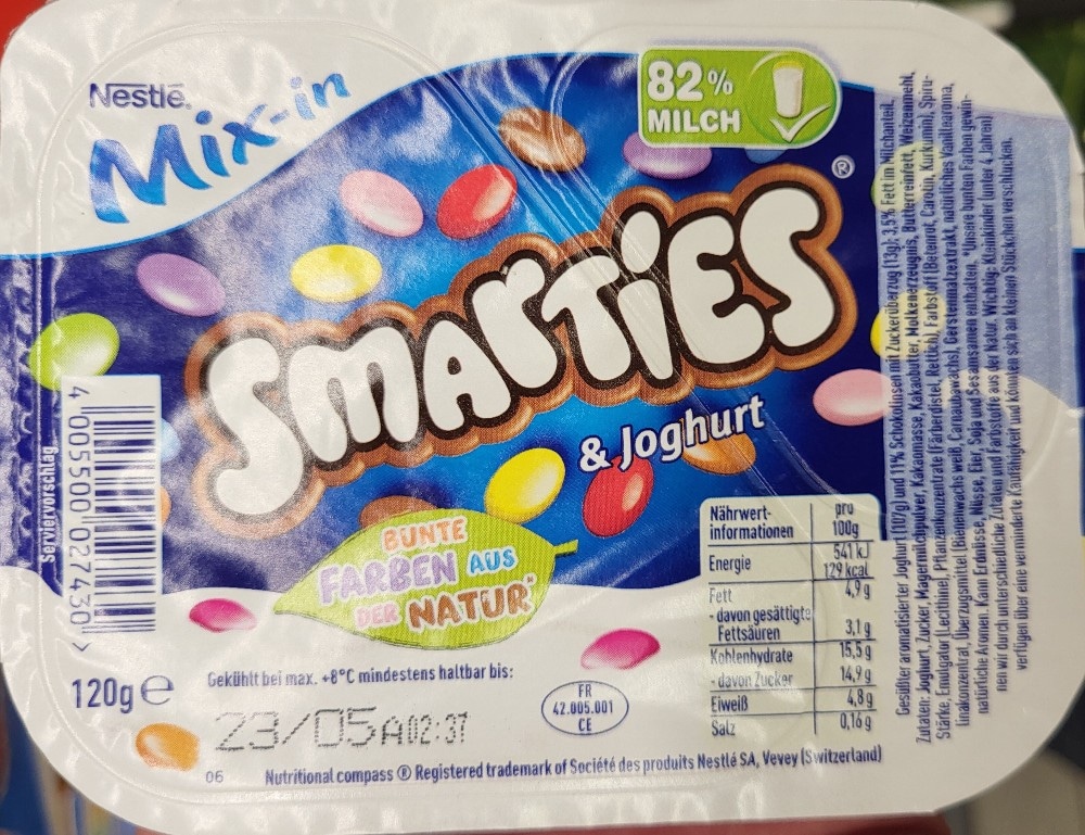 Nestlé Smarties & Joghurt 120 g Akcija u trgovini Žabac