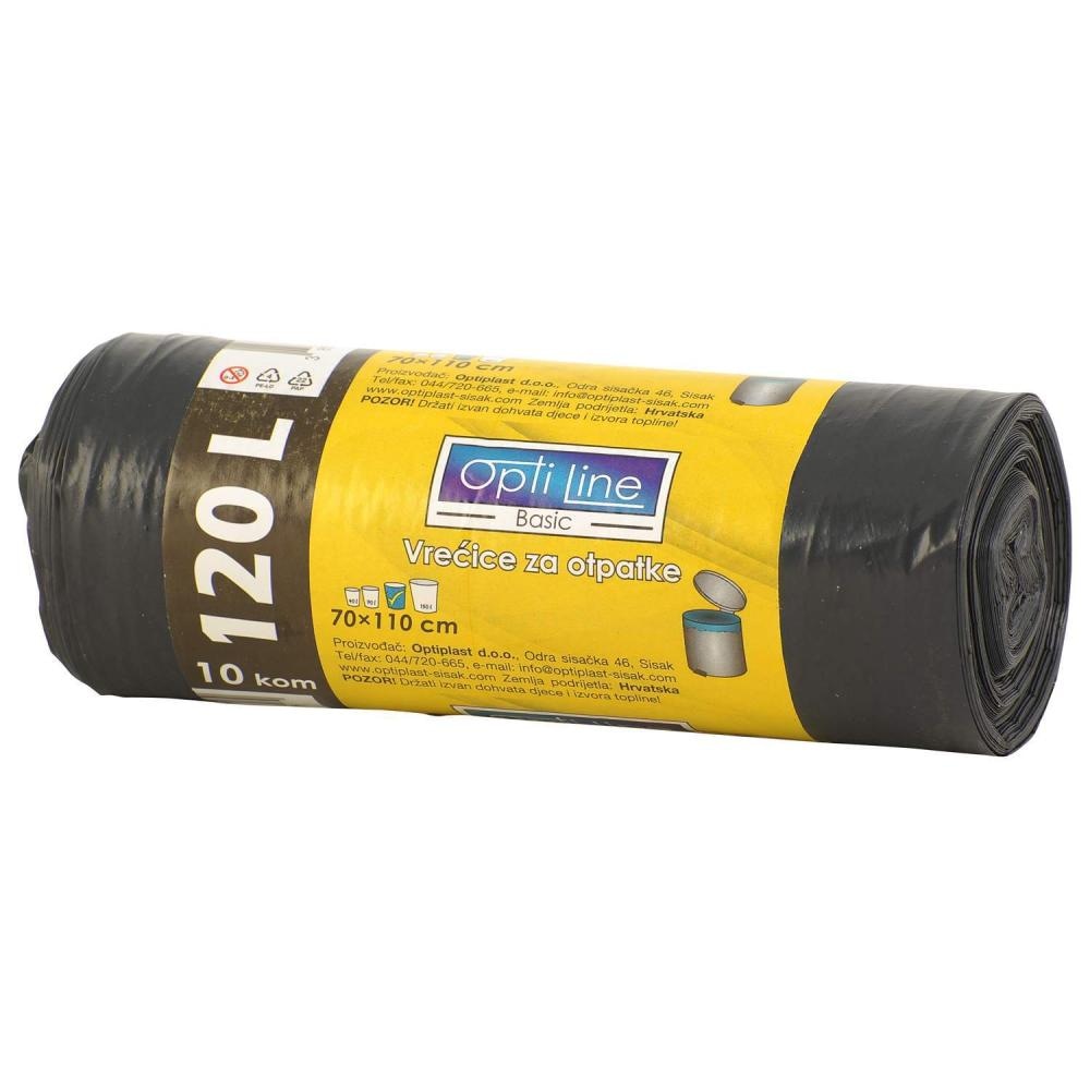 OPTILINE Vreće za smeće 10 kom - Akcija u trgovini Pivac
