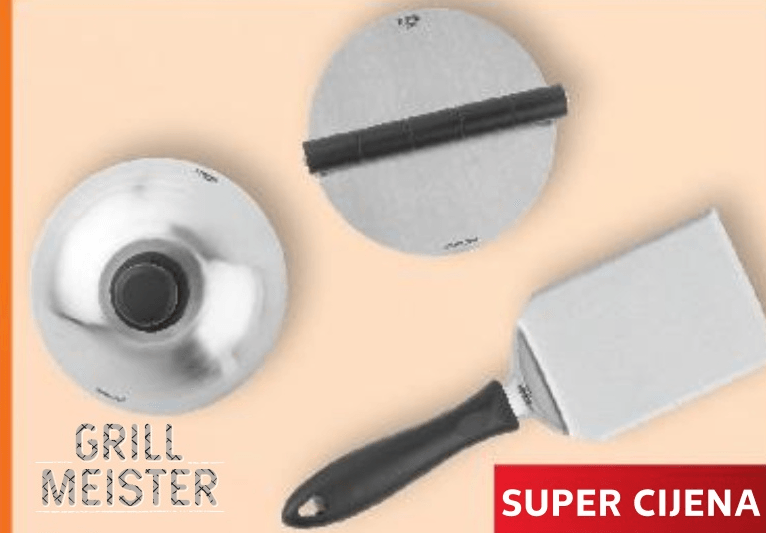 Set za pripremu burgera set GRILL MEISTER - Akcija u trgovini Kaufland