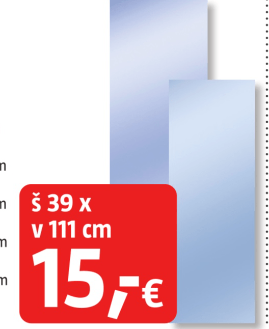 Ogledalo za vrata 'Touch' - Akcija u trgovini Bauhaus