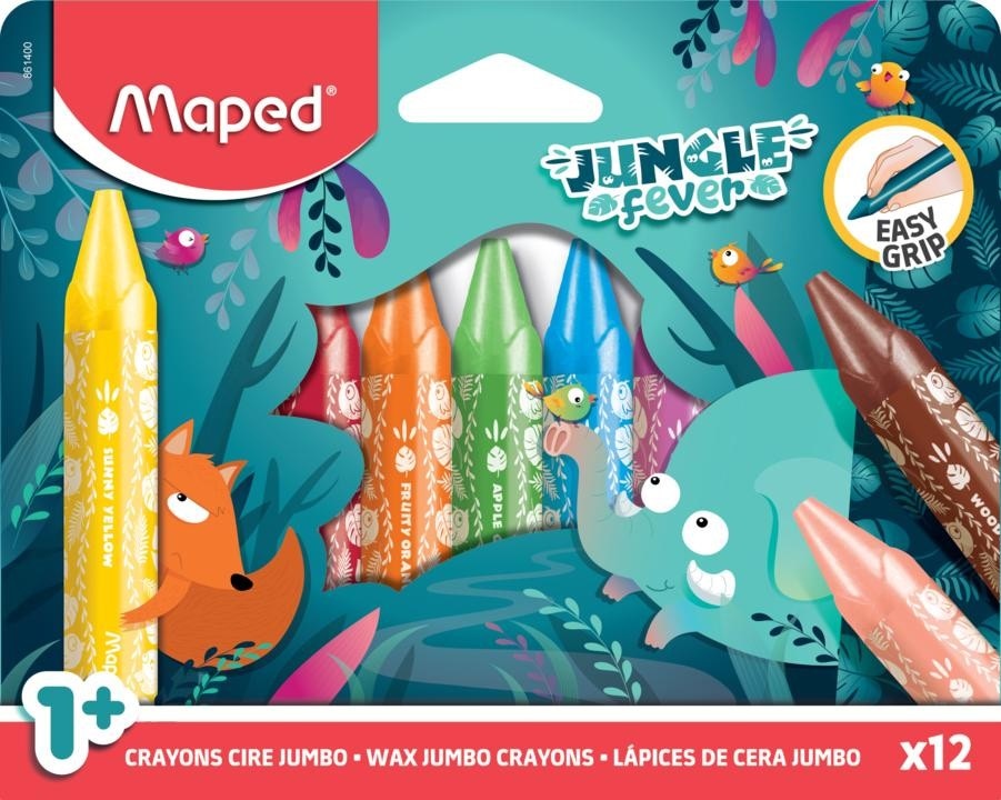 Maped Jungle Fever voštane bojice 12 kom Akcija u trgovini Mueller